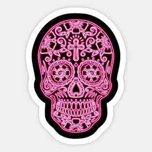 Neon calavera Sticker